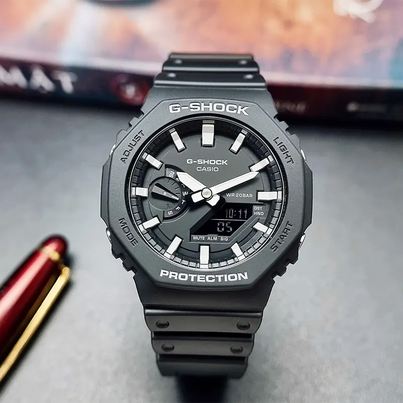Casio G-Shock GA-2100-1A Carbon Core Guard Black Men's Watch